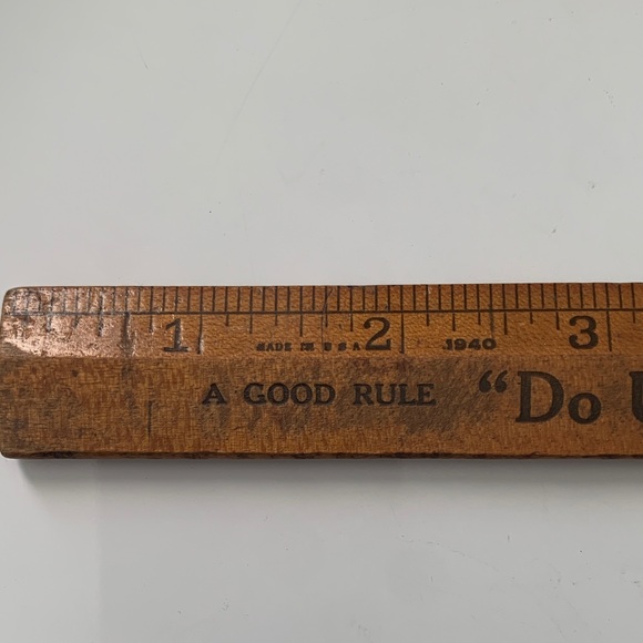 Coca Cola Other - VINTAGE WOOD RULER Coca Cola